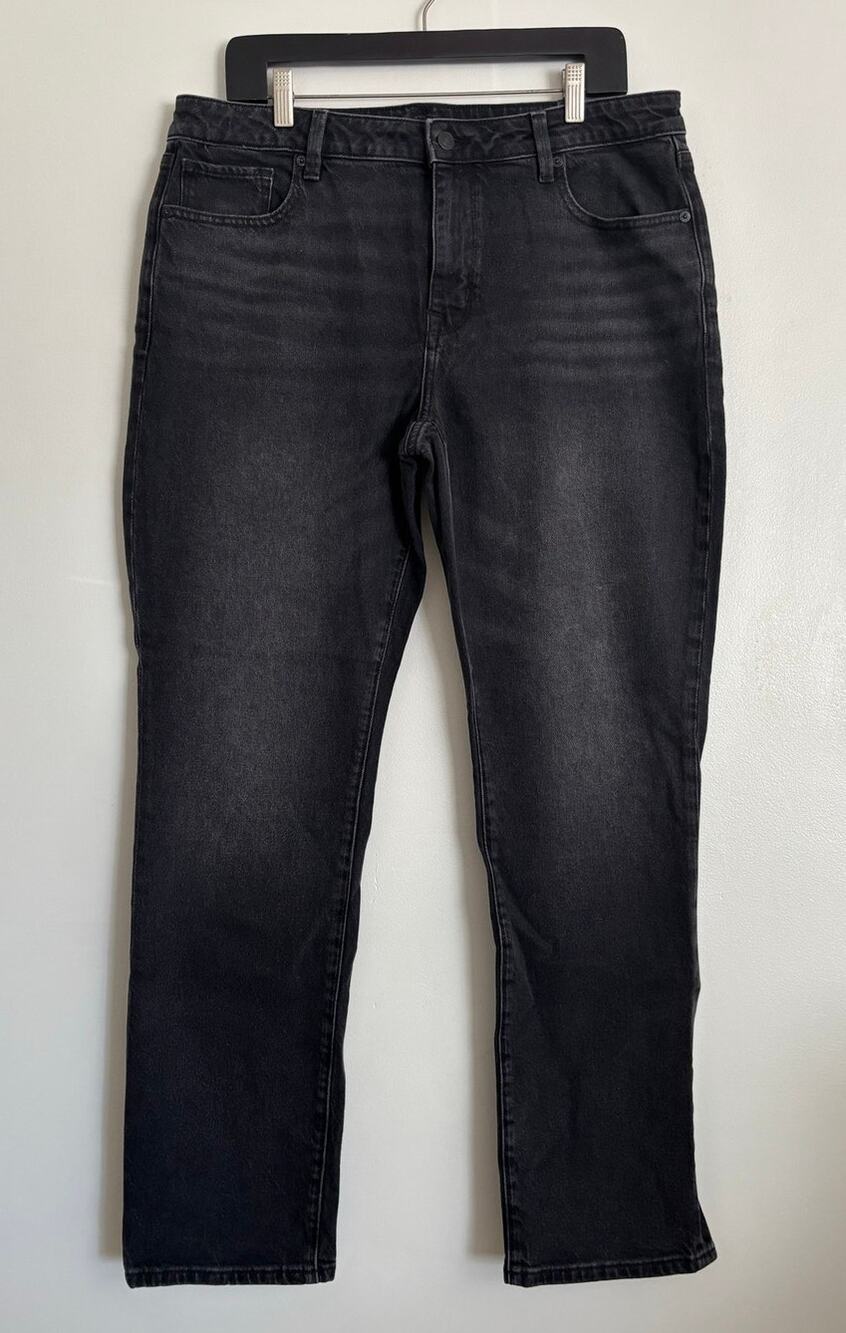 Black Magic American Eagle Mid Rise Stretch Skinny Jeans 14R